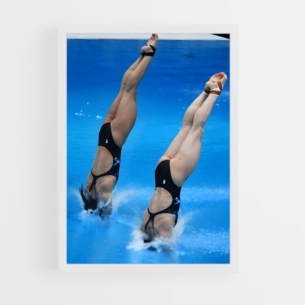 Poster Plongeon Synchronisé (vue 3)